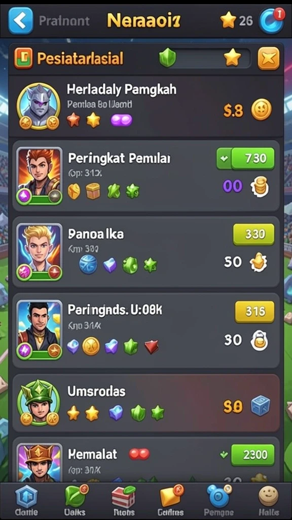 Mode multiplayer yang seru dan kompetitif.