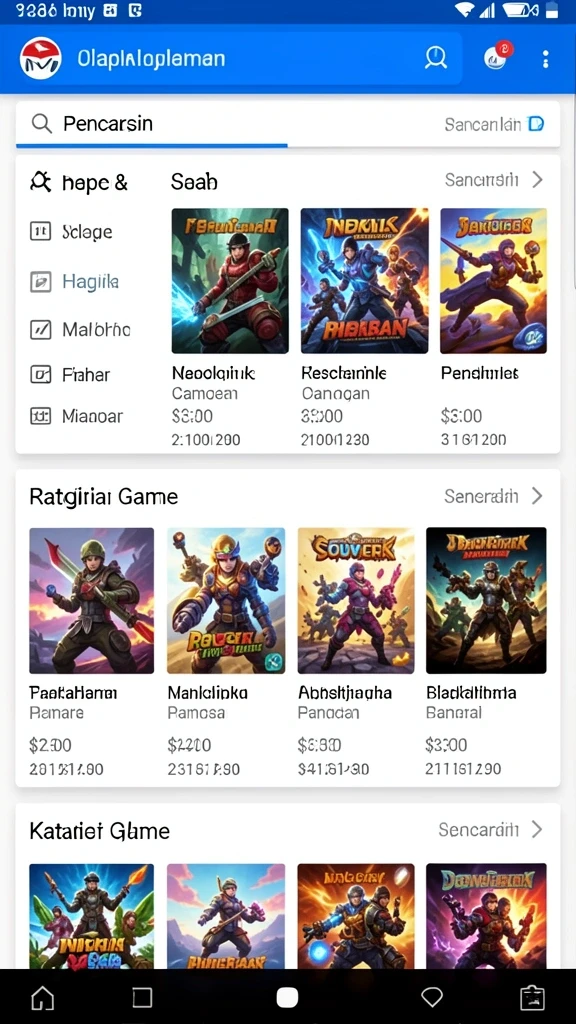 Tangkapan layar pengalaman bermain yang menarik.