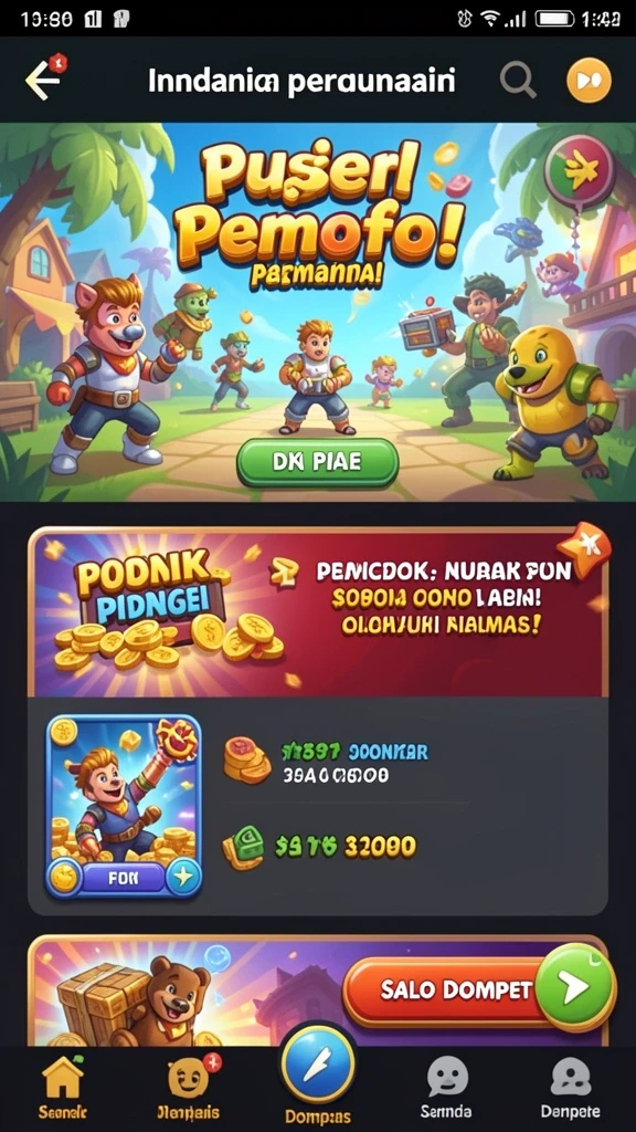 Adegan menarik dari permainan yang menegangkan.