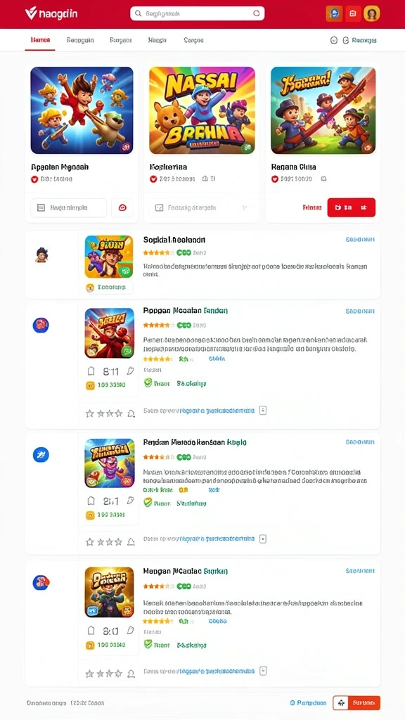 Tampilan antarmuka yang user-friendly dan menarik.