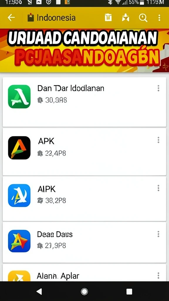 Screenshot menampilkan tampilan awal permainan yang memukau.