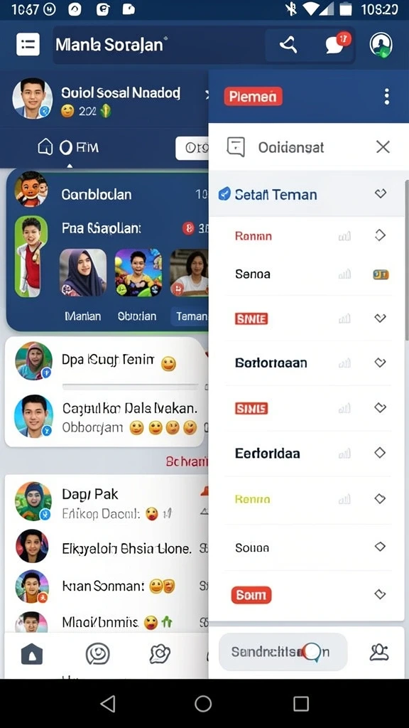 Tampilan antarmuka yang menarik dan mudah dinavigasi.