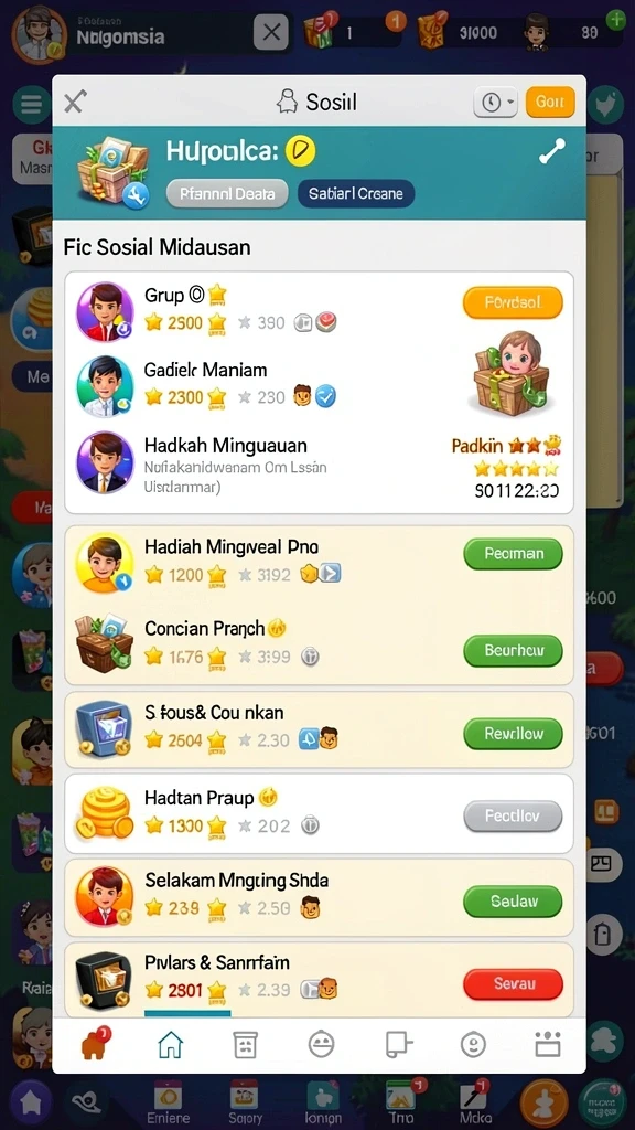 Tampilan antarmuka pengguna yang intuitif.
