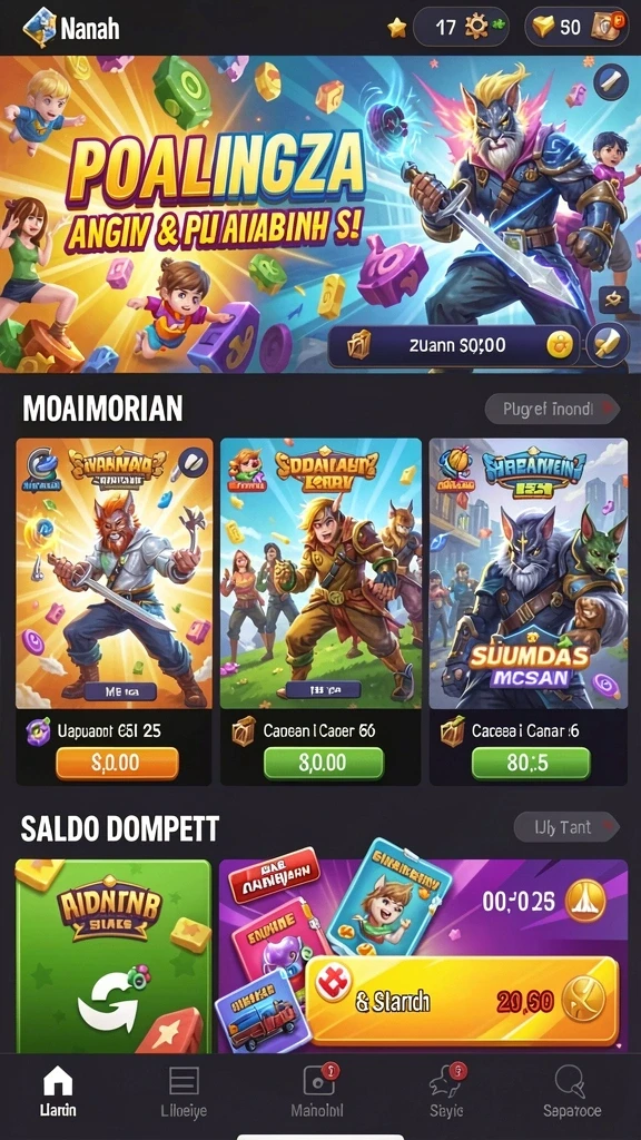 Tangkapan layar kedua menampilkan karakter baru yang dapat dimainkan dalam GOGO77.
