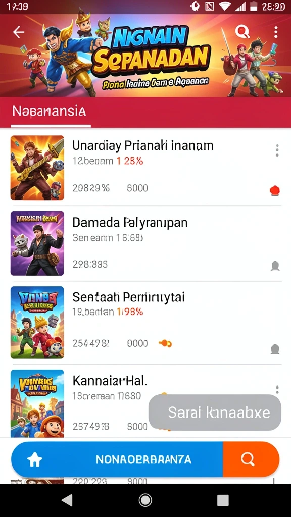 Berbagai mode permainan yang menarik dan menantang.
