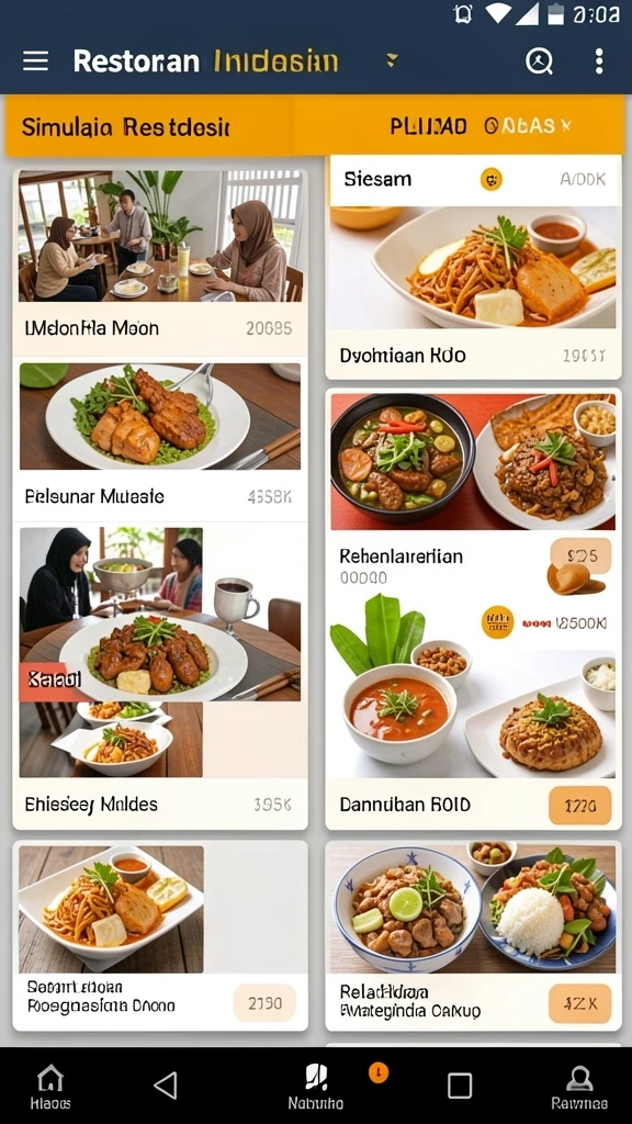 Tampilan utama HARGATOTO yang menarik perhatian.