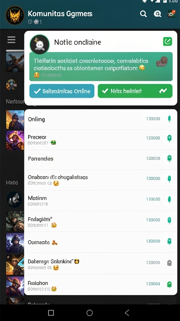 Karakter-karakter ninja dengan desain yang menarik dan beragam.