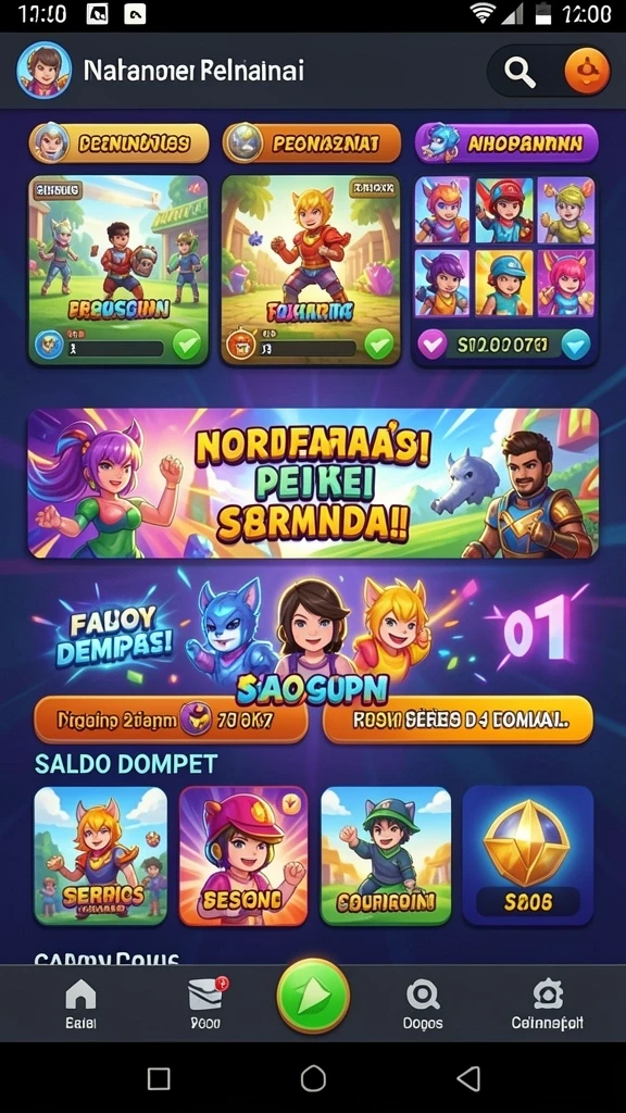 Screenshot fitur leaderboard yang kompetitif.
