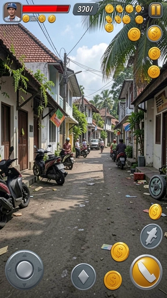 Grafis indah yang membuat pengalaman bermain semakin menarik.