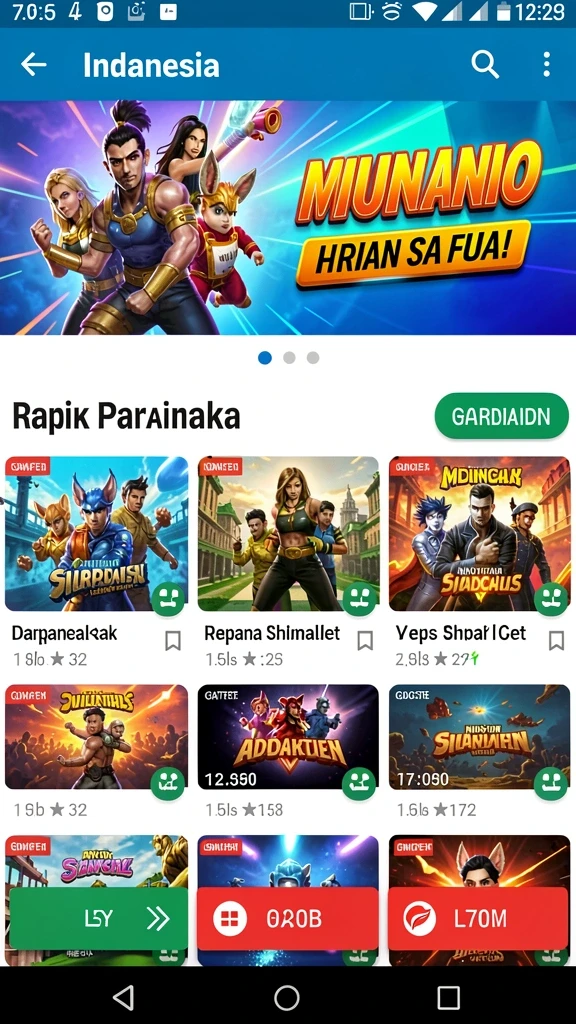 Tampilan antarmuka yang menarik dan user-friendly.