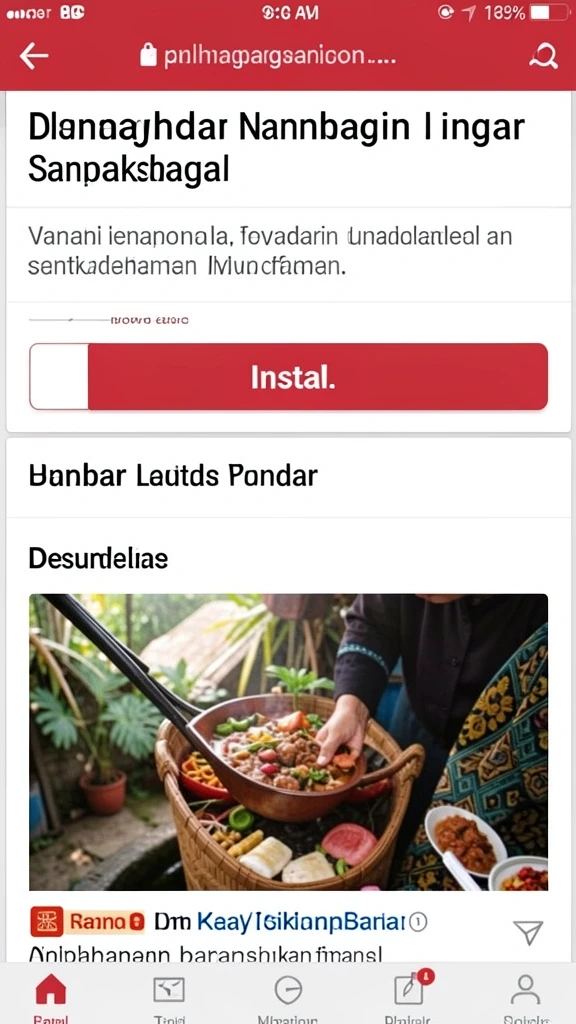Tampilan antarmuka yang intuitif dan ramah pengguna.