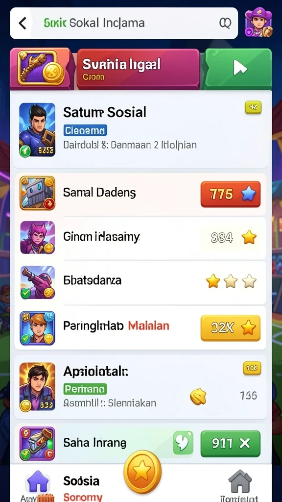 Berbagai karakter unik untuk dimainkan.