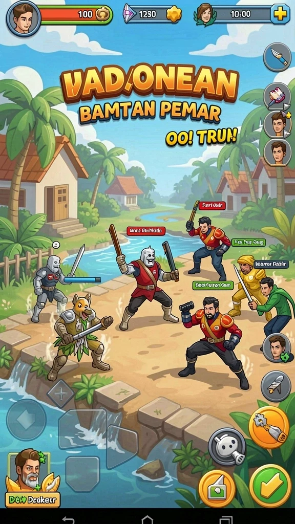 Beragam karakter dengan kemampuan unik.