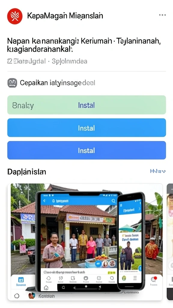 Tampilan antarmuka pengguna yang menarik.