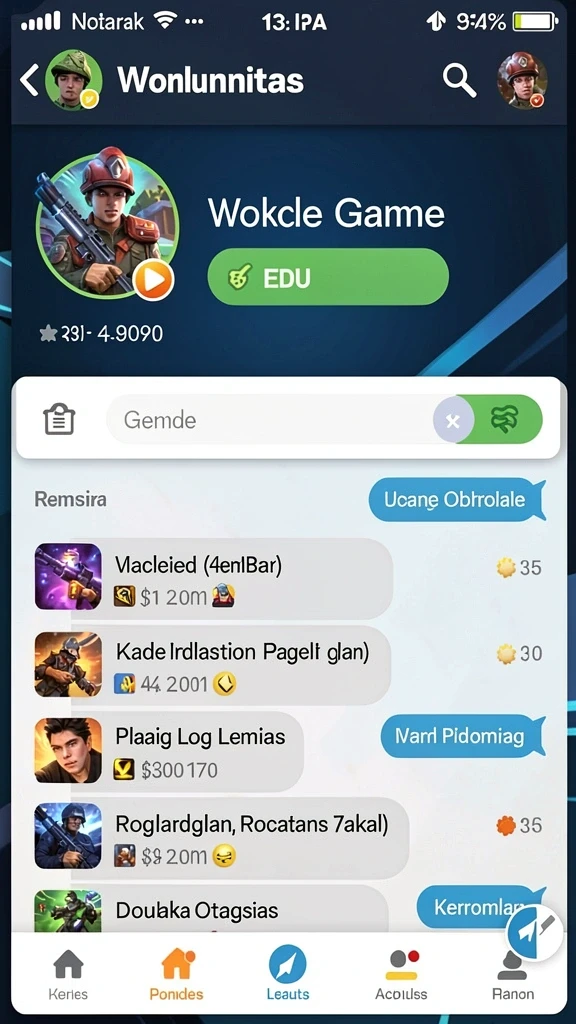 Screenshot menggambarkan antarmuka pengguna yang intuitif.