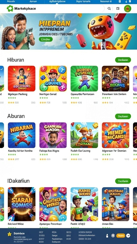 Tampilan antarmuka yang menarik dan mudah digunakan.