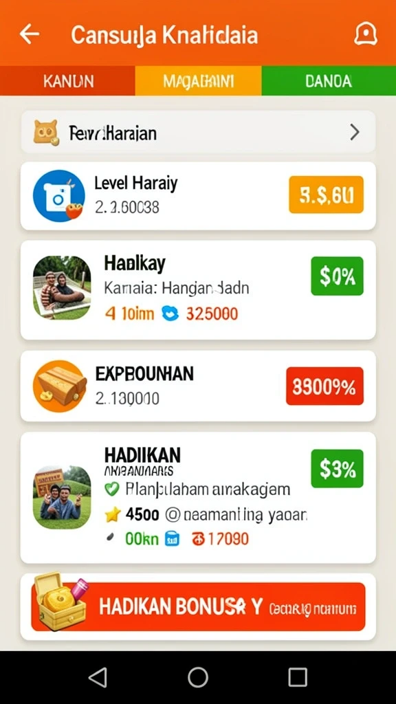 Menanam berbagai jenis tanaman yang menarik.