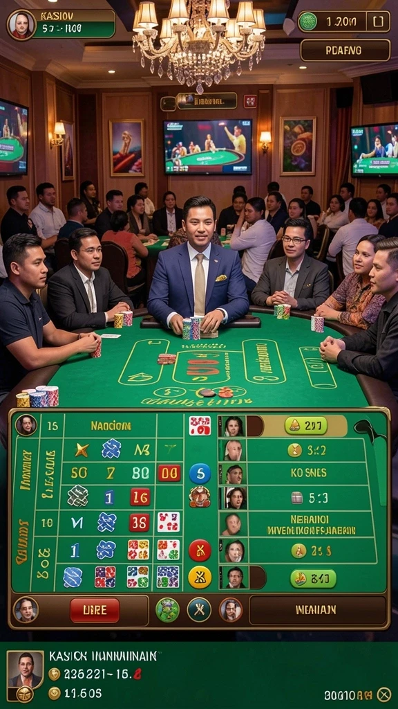 Gambaran karakter unik dan menarik.