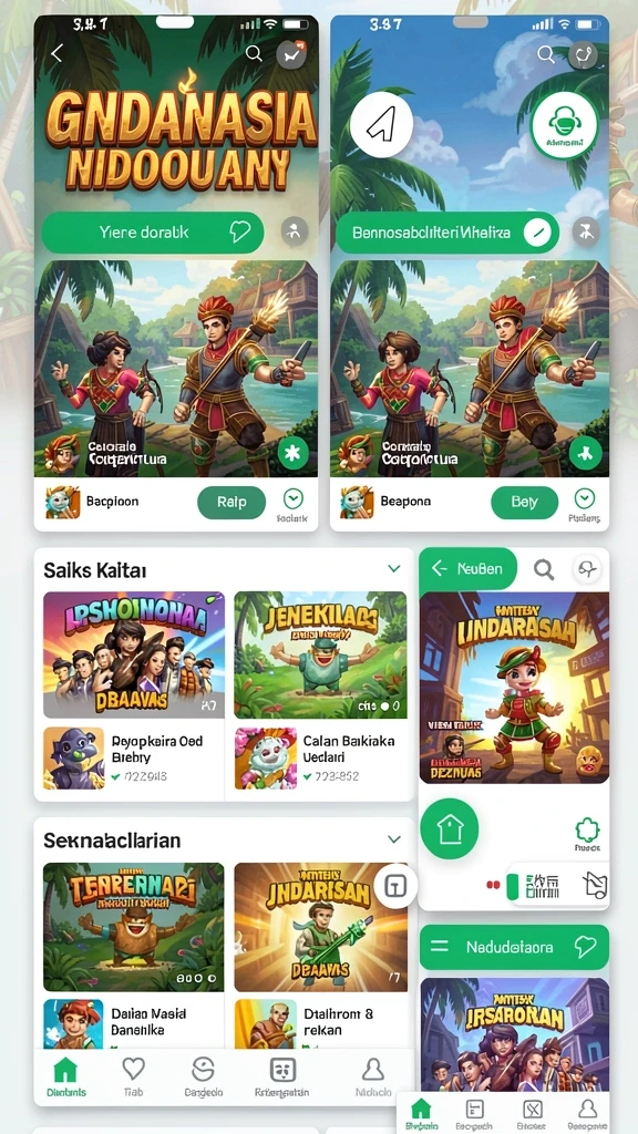 Tampilan utama aplikasi QQNUSA yang atraktif.