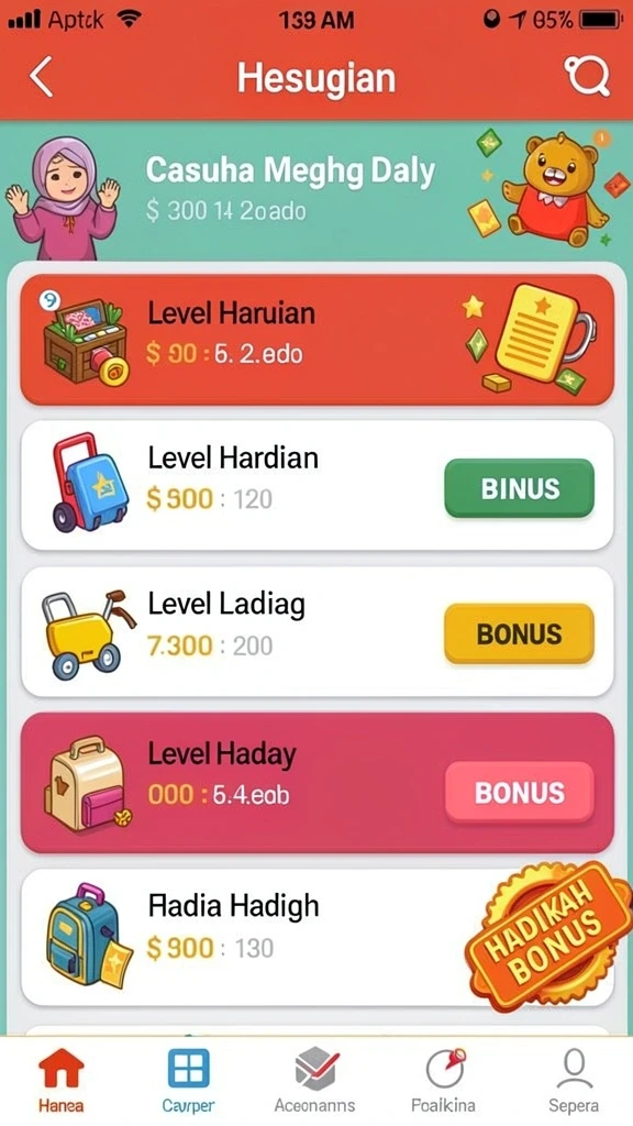 Beragam karakter unik untuk dipilih dan disesuaikan.