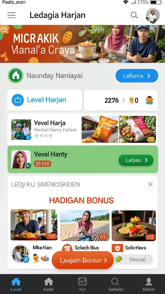 Screenshot menunjukkan karakter utama dalam pertempuran yang epik.