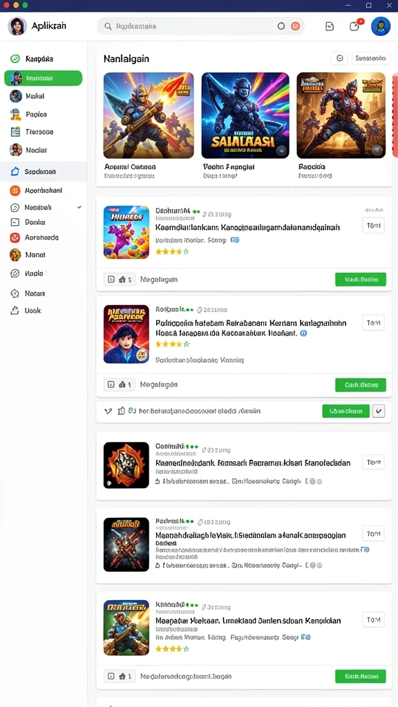 Grafis menawan saat pertarungan epik.