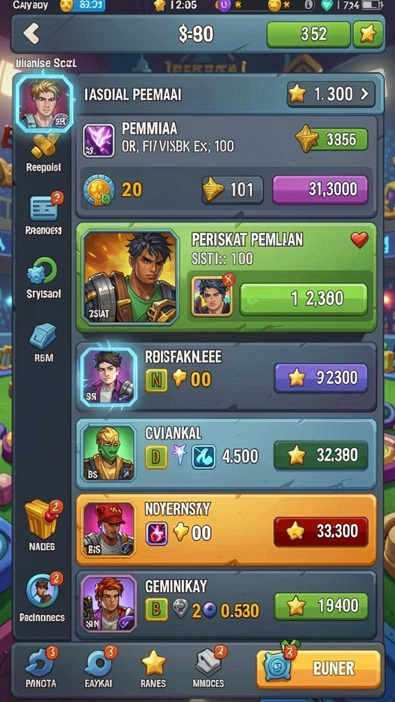 Misi menantang yang membuat permainan semakin seru.