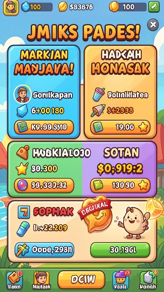 Tampilan antarmuka yang menarik dan intuitif.