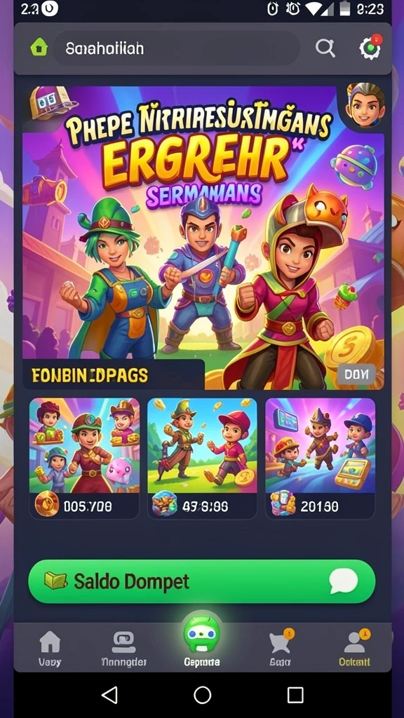 Tampilan antarmuka pengguna yang intuitif dan menarik.