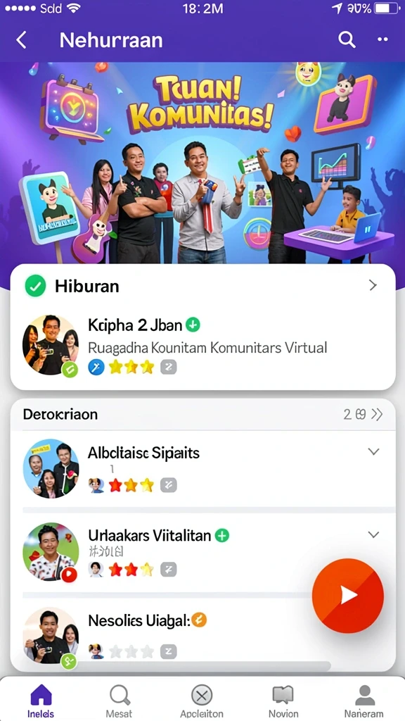 Tampilan antarmuka yang menarik dan mudah digunakan.